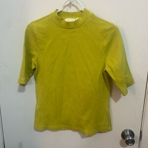 Maeve Bright Lime Green Short Sleeve Tee
